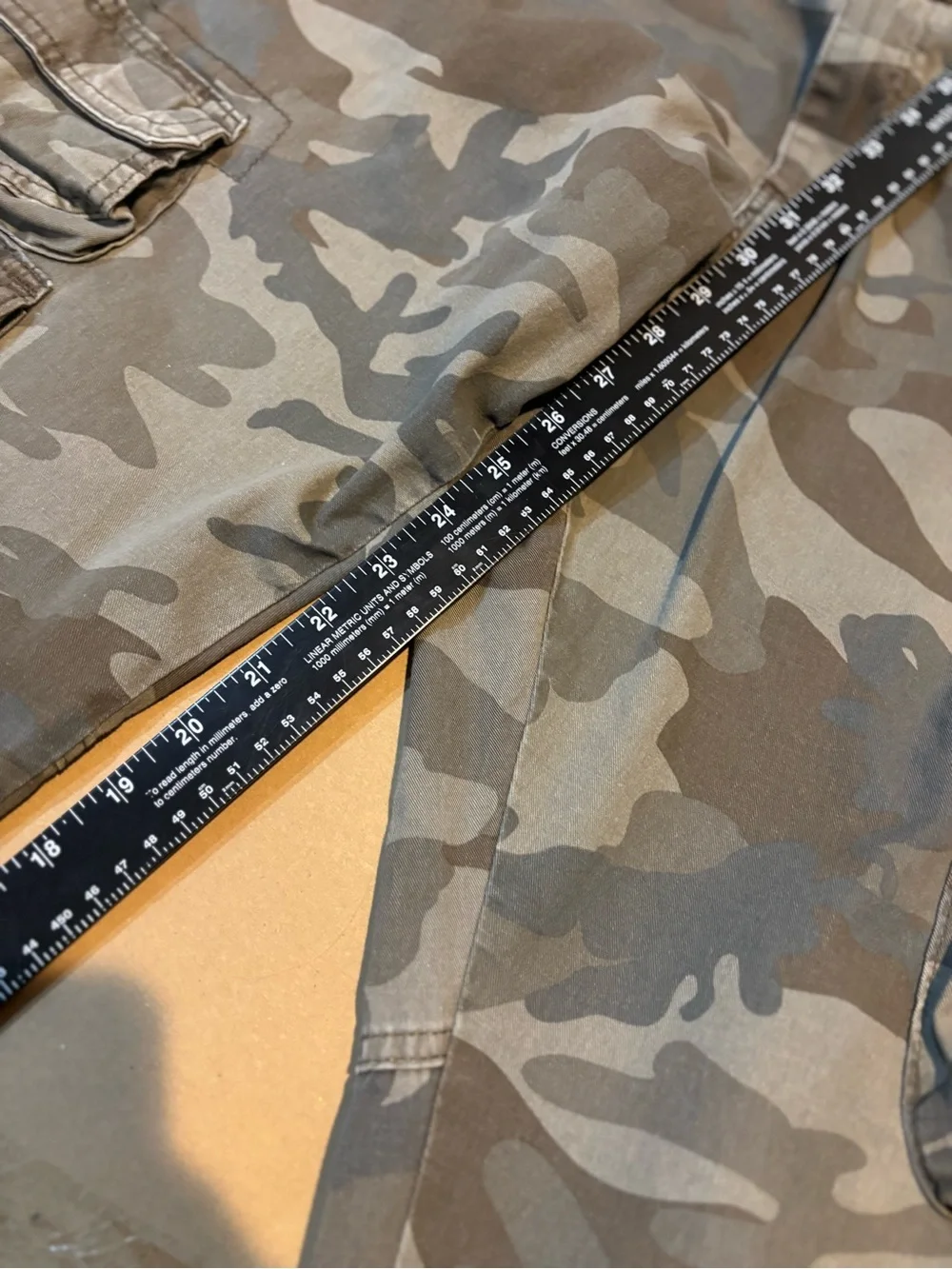 Camouflage Cargo Pants for Men - Olive Camo wrangler with cargo pockets